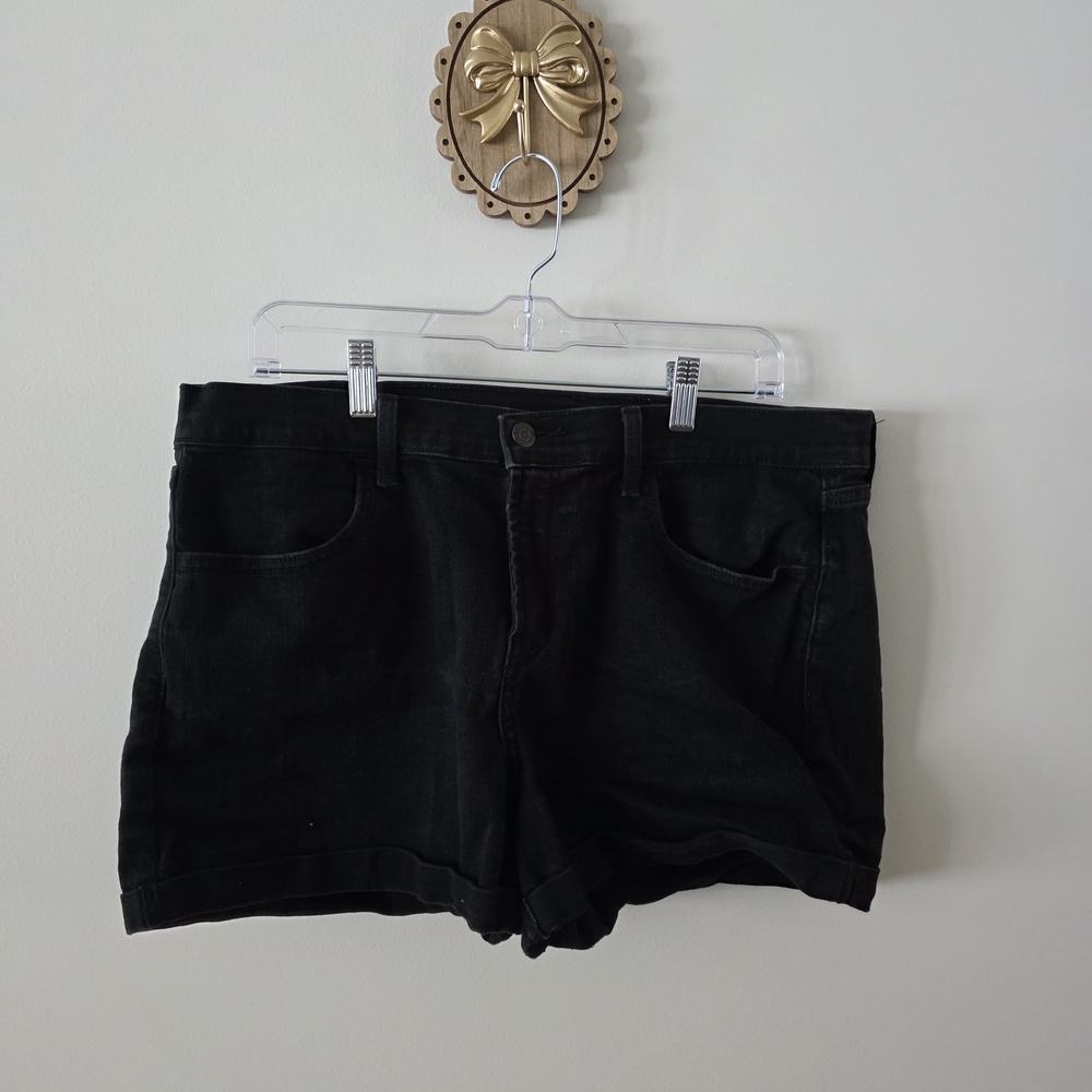 Old Navy Women's Black Jean Shorts